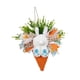 thumbnail image 4 of Corona de de Pascua,Corona de de Pascua,regalo de pared,Corona de puerta de entrada,centro de mesa,ventana,Decoración de Pascua,granja decorativa,Adorno,suministros lindos, 4 of 8