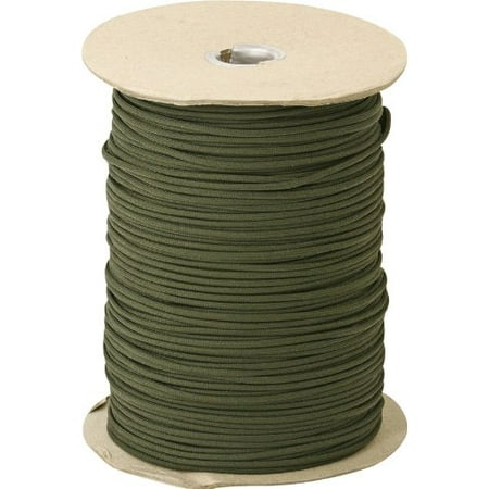 Parachute Cords 102S OD Green Nylon Construction 1,000 ft. Length Parachute Cord Multi-Colored