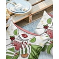 thumbnail image 2 of Outdoor Throw Pillow Cover Sexy Girl with Summer Lemons Waterproof Cushion Covers 2 Pack Marble Texture Pillow Cases Home Decoration for Patio Garden Couch Sofa, 2 of 6