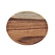 thumbnail image 3 of Plato de madera elegante redondo para alimentos, aperitivos, sushi, plato de madera para servir en casa, restaurante, 18 x 2 cm, 3 of 12