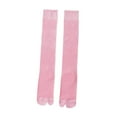 thumbnail image 1 of Calcetines de sandalia Tabi largos y finos, transpirables, con pantorrilla extendida, cómodos para mujer , Rosa, 1 of 8