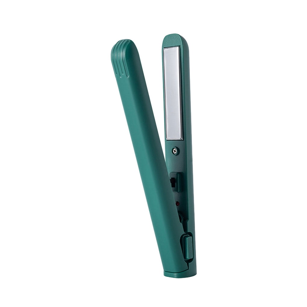 Destyer All Hair Types 2 In 1 Hair Straightener And Curler Easy To Professional Styling Gentle On Hair Green
