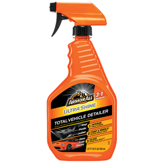 Armor All Car Cleaner Spray Bottle and Protectant, Cleaning for Cars,  Truck, Motorcycle, Ultra Shine, 16 Fl Oz, Pack of 2, 18706 