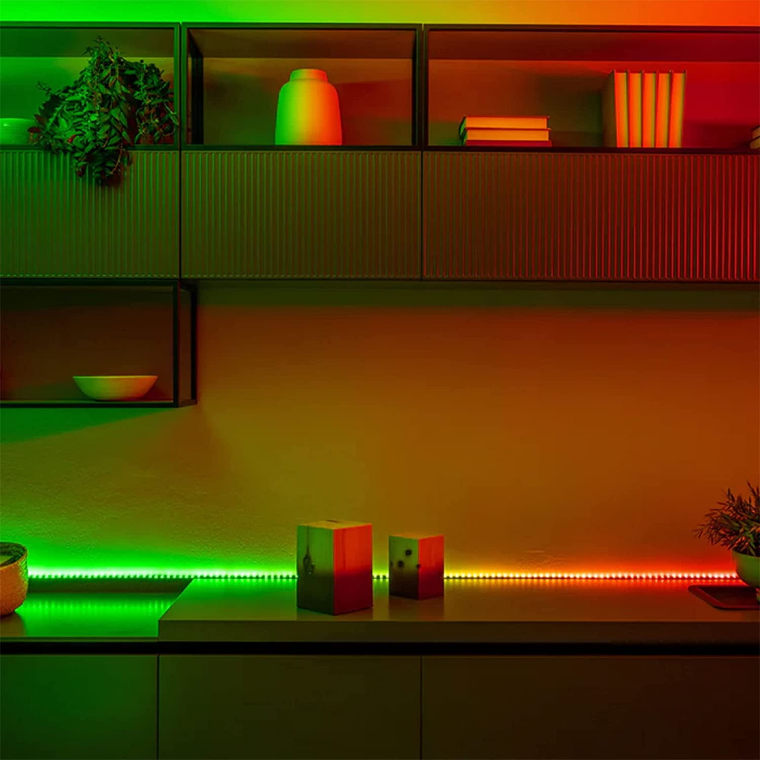 Twinkly 5ft RGB LED Light Strip – App-Controlled, Magnetic & Adhesive, 16 Million Colors