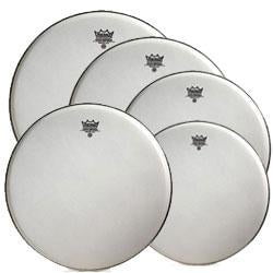 Remo Emperor Suede Standard Drum Head Pre Pack w/ FREE Emperor X Snare