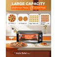 thumbnail image 4 of PYY Electric Pizza Oven Indoor Countertop Pizza Oven Commercial Pizza Maker Machine for Home with Timer Stainless Steel Pizza Cooker, 4 of 9