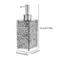 thumbnail image 3 of Recambio para dispensador de jabón espumoso de 400ML, botella dispensadora de gel de ducha cuadrada gris, 3 of 5