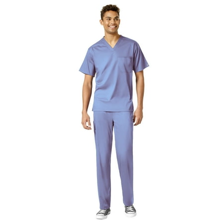 

WonderWink Pro Men s V-Neck Top & Straight Leg Cargo Pant Scrub Set