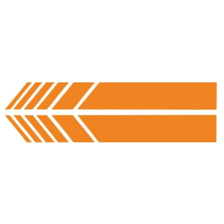 2pcs Car Auto SUV Vinyl Graphic Car Body Sticker Side Decal Stripe DIY Decals