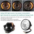 thumbnail image 1 of 7in H4 LED Motorcycle Headlight Flasher with Front Turn  Light, Low Power Consumption, High Brightness, Long Service Life, 1 of 8