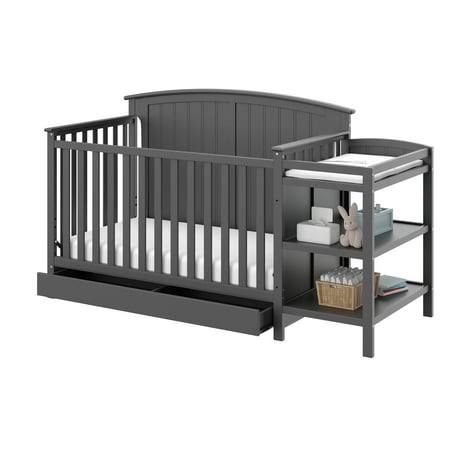 Storkcraft Steveston 4 in 1 Crib and Changer with Drawer (The Best Cribs 2019)