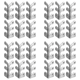 thumbnail image 1 of Protector Esquina Metal Vintage Rodapié Hierro (plateado) 6 Uds., 1 of 5