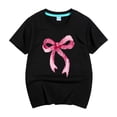 thumbnail image 5 of Godom Girls T Shirts Short Sleeve Crewneck Casual Tops Tees Blouses Summer Cute T Shirts, 5 of 5