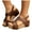 Brown, variant on Wedge Sandals for Women 2025 Ankle Strap Platform Sandal Open Toe Espadrilles Heels Shoes