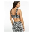 thumbnail image 2 of CULPOS X INC Womens Black Printed Sleeveless Scoop Neck Crop Top XS, 2 of 4