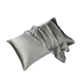 thumbnail image 1 of Funda de almohada de tela para cama, multicolor, con cordón, funda de almohada, accesorios de ropa de cama para el hogar, gris Advancent HA7060-06B, 1 of 7