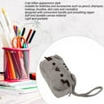 thumbnail image 4 of Bolsa de Tocador de Gatitos, Estuche de Lápiz de Gato Múltiples Propósito Lenzo Suave y Duradero para Oficina, 4 of 7