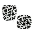 thumbnail image 6 of ZUXONGSY Cow Print Office Chair Cover Set of 2 Piece Mid Back Chair Covers Expandable Computer Desk Chair Seat Cover Replacement Furniture Protector for Family Friends, 6 of 7
