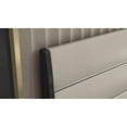 thumbnail image 6 of HomeRoots 50 x 60 x 80 in. Queen Size Dark Gray High Gloss Bed Frame with Faux Leather Headboard, 6 of 9