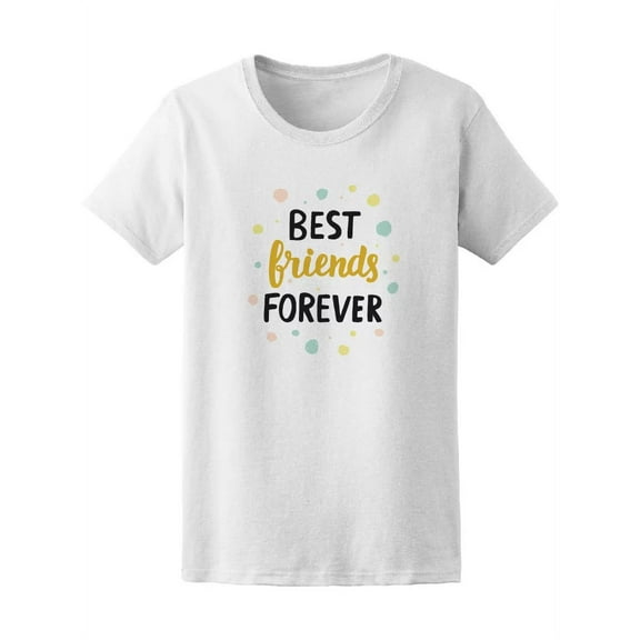 Best Friends Forever Watercolor T-Shirt Men -Image by Shutterstock, Female x-Large
