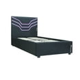 X Rocker Cosmos LED Gaming Bed, Twin, Child/Teen, Black/RGB