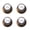 Amber (White Letter), variant on LOOKSEVEN 4 Pcs 60s Guitar Reflector Knobs Top Hat Knobs Fits LP Epiphone SG- Amber (White Letter)