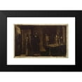 thumbnail image 2 of Henri Martin 18x13 Black Modern Framed Museum Art Print Titled - Le Crucifix (1887), 2 of 5
