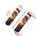 thumbnail image 4 of Sigee Geometric American Bald Eagle for Crew Soft Moisture-wicking Socks ,Cushion Moisture Wicking Boot Socks for Men and Women, 4 of 7