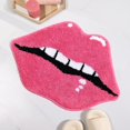 thumbnail image 2 of Alfombra de baño Panstar Pink Cute Lips, antideslizante, 2 of 8
