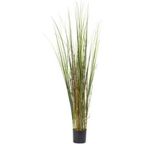 Nearly Natural 4' Grass & Bamboo Artificial Plant, Green