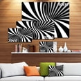 thumbnail image 4 of DESIGN ART Designart "Black and White Spiral" Digital Canvas Art Print 12 in. wide x 8 in. high, 4 of 5