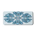 thumbnail image 1 of Mandala Computer Mouse Pad, Universe Floral Oriental Cultural Folk Art Pattern Print, Rectangle Non-Slip Rubber Mousepad X-Large, 35" x 15" Gaming Size, Sky Blue Bluegrey, by Ambesonne, 1 of 2