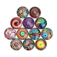 thumbnail image 2 of 40 piezas de de cabujón de semicirculares de 12 mm posterior plana para la fabricación de joyas, 2 of 9