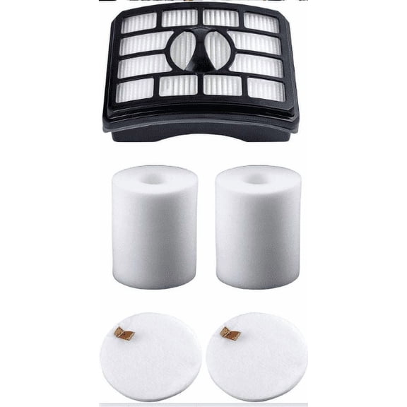 Vacuum Filter Replacement for Shark Rotator Pro Lift-Away NV500, NV501, NV502, NV503, NV505, NV510, NV520, NV552, UV560, Compared to Part # XFF500 & XHF500 (2 Post Filters   4 Foam & Felt Filters)