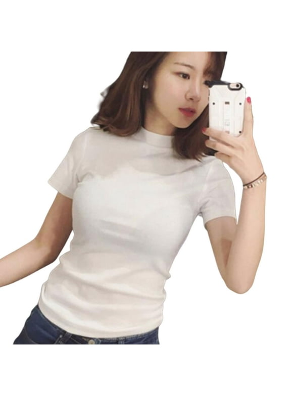 dri fit mock turtleneck short sleeve