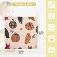 thumbnail image 2 of SKYSONIC 3 PCS Cute Owls Pumpkin Baby Muslin Washcloths, Funny Halloween Face Towel Burp Cloths Ultra Soft Absorbent Cotton Bath Wipes Towels for Newborn Boys Girls, 2 of 7
