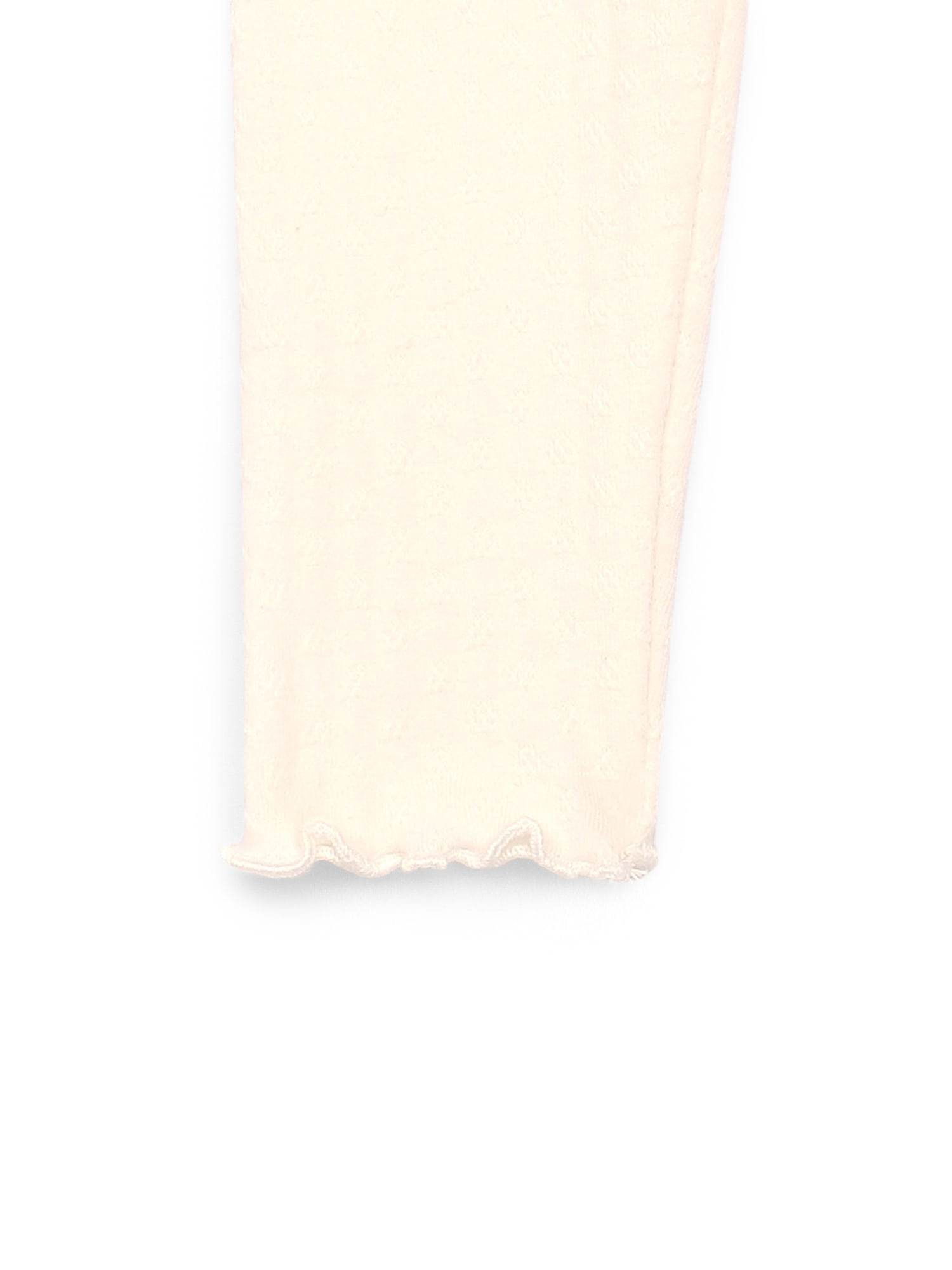 Garanimals Baby Girls Ruffle Trim Pointelle Leggings, Sizes 0M-24M