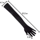 thumbnail image 3 of Guantes de satén Vevor codo largo 21 pulgadas negros para ópera fiesta nocturna, 3 of 5