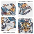 thumbnail image 3 of Dailycode Small Short Sleeve Button Down Shirts Ferocious Tiger Face Casual Shirt 3-10 Years, 3 of 9