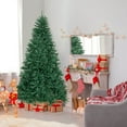 thumbnail image 3 of Costway 7.5FT Hinged Christmas Tree Unlit Artificial Xmas Decoration w/ 2254 Branch Tips, 3 of 10