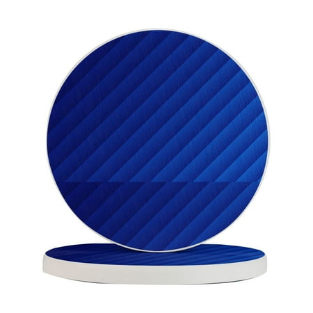 

Circular Drink Coasters Set Stripes Pattern Background Very Blue Beautiful Home Decor Diatomite Heat-Resistant Diatomite Protect Table Countertop