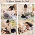 thumbnail image 4 of Juguete de peluche SQEQE con peso de gato siamés de 60 cm para niños y adultos, 4 of 7