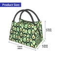 thumbnail image 2 of Disketp Avocado Heart Bolsa Térmica Estampada, Bolsa Térmica Aislante para Almuerzo, Playa y Campamento, 2 of 6