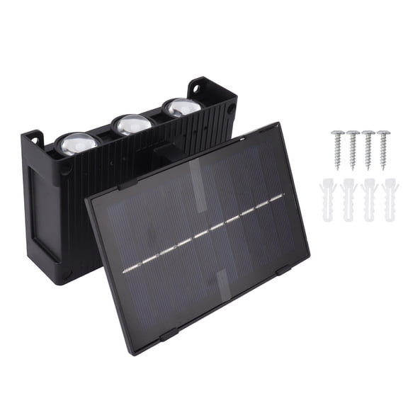 Suodoka Solar 6‑LED Outdoor Wall Lamp – Waterproof, IP6, Long‑Life, Easy Install, Ideal for Gardens, Patios & Indoor Spaces