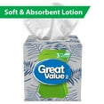 thumbnail image 3 of Great Value, Facial Tissues with Lotion, 65 Tissues per Box, 3 of 9