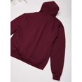 thumbnail image 2 of Sudadera con capucha Hanes Full-Zip Eco-Smart para hombre, color granate, talla L, 2 of 6