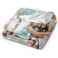 thumbnail image 4 of Custom Blanket with Photo Personalized Blankets and Throws Picture Blanket for Friend, Customized Gifts for Brother Sisters (40"x60") Blankets, 4 of 5