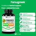 thumbnail image 2 of HealthFare Fenugreek Seed Extract 6000mg | 150 Vegan Capsules | Concentrated Herbal Supplement | Non-GMO, Gluten-Free | Made in USA, 2 of 8