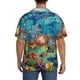 thumbnail image 3 of Fotbe Sea World Camisa Estampada de Manga Corta para Hombre, Casual de Verano, Estilo Playero, Sin Arrugas-Small, 3 of 5