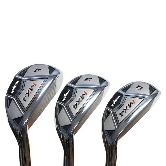 Mens Majek MX4 Hybrid Iron Set, which Includes: #4, 5, 6 Senior Flex Right Handed Utility A Flex Clubs